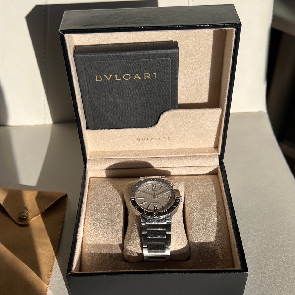 BVLGARI BVLGARI 42mm Stainless Steel Watch in Original Case and Box
